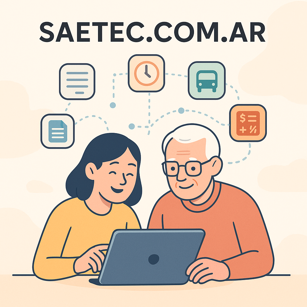 Ilustración SAETEC personas mayores